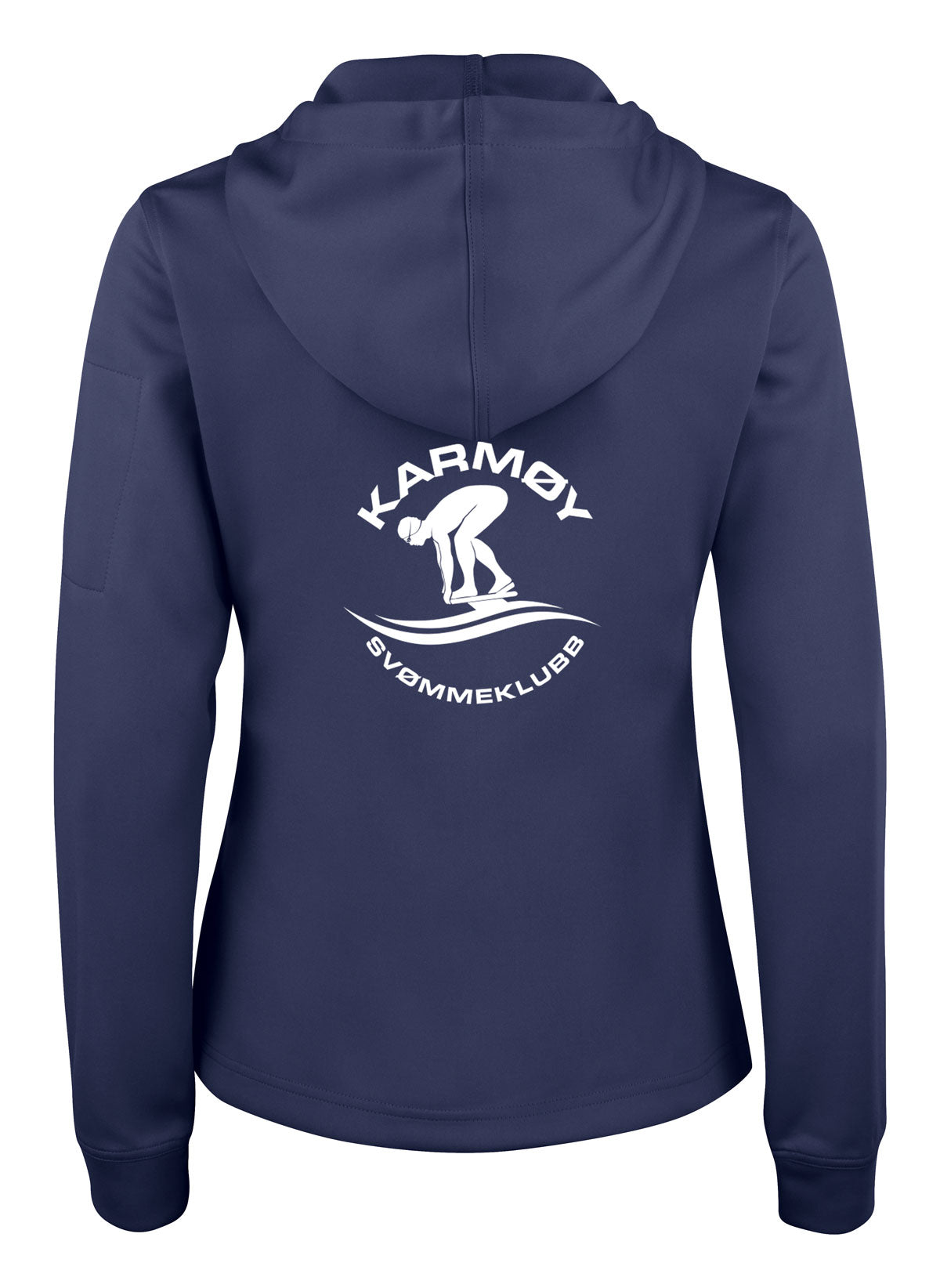 Karmøy Dame Basic Activ Hoody Full Zip 100% Polyester