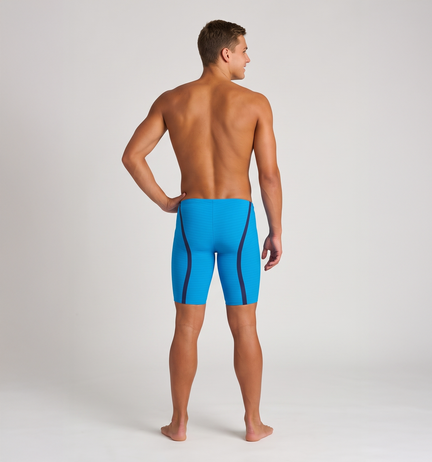 Arena konkurransebukser til menn - Powerskin Air 3 Blue Cosmo Midnight