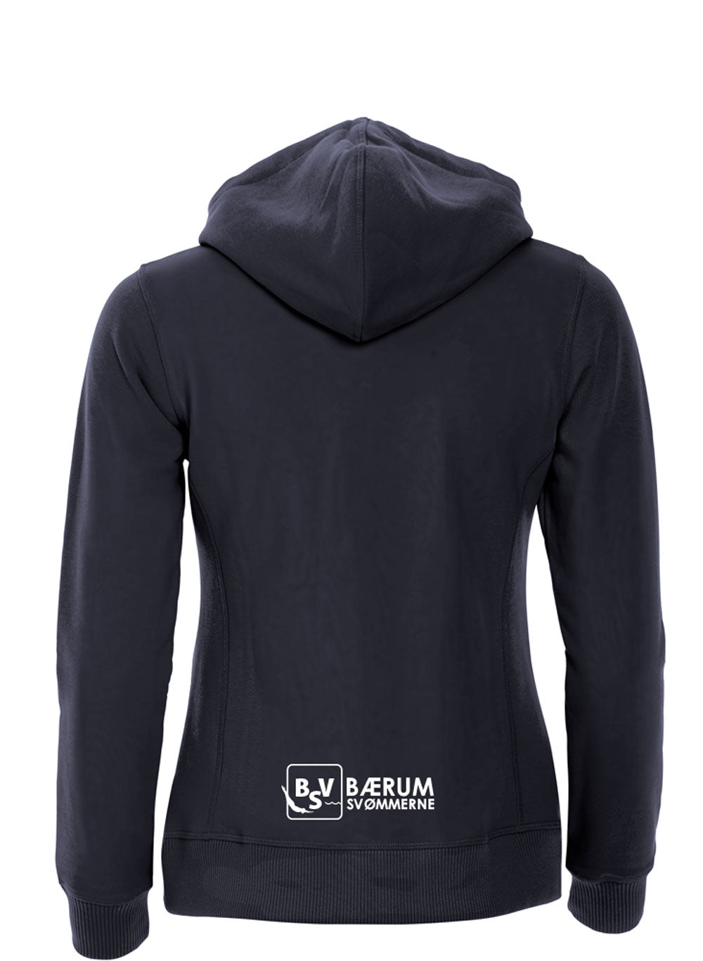 Bærumsvømmerne Dame Classic Hoody 80% Bomull/20% Polyester