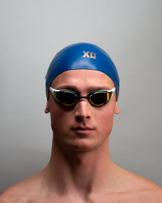 XO Gold 3D Racing Cap Blue