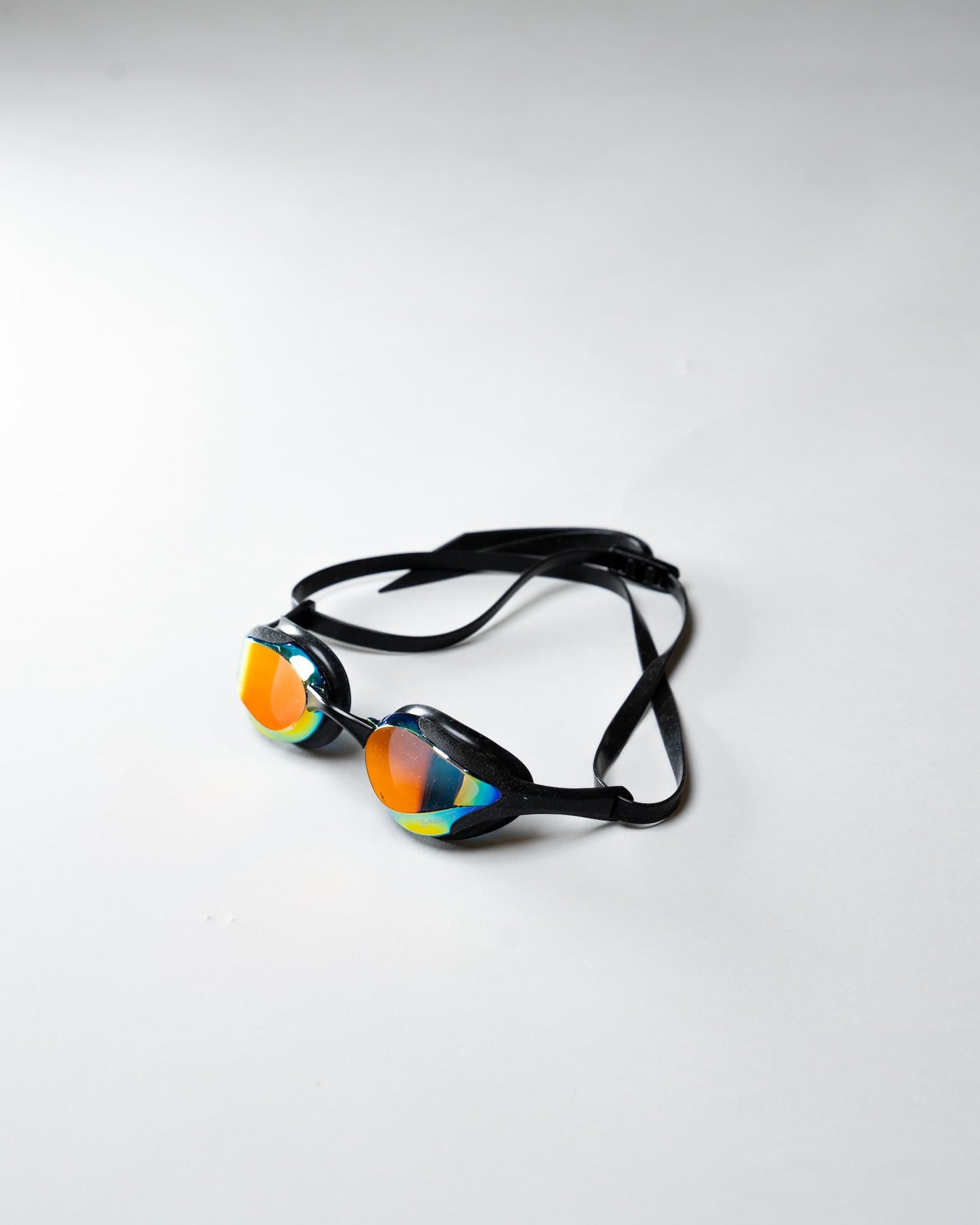 Saeko Jet Rainbow Mirror Black