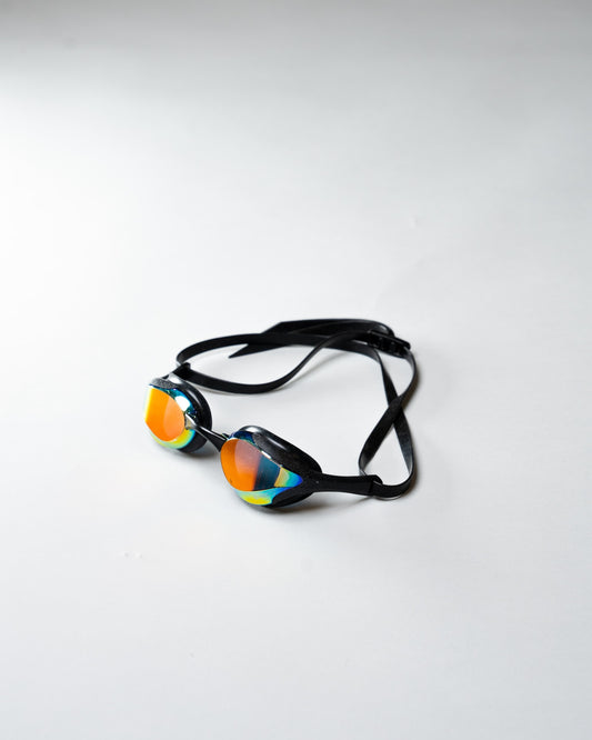 Saeko Jet Rainbow Mirror Black