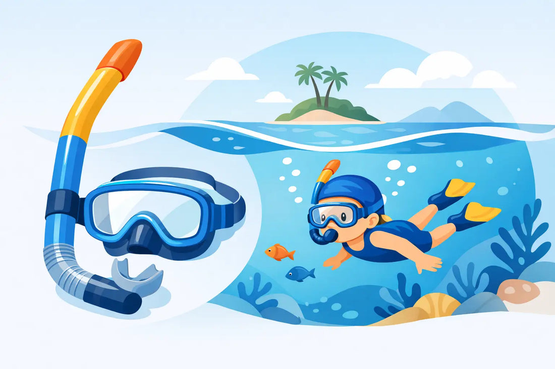 Hvordan velge svømmesnorkel til barn