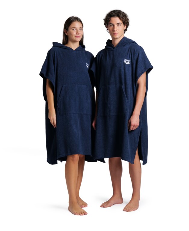 Arena Cotton Poncho Navy