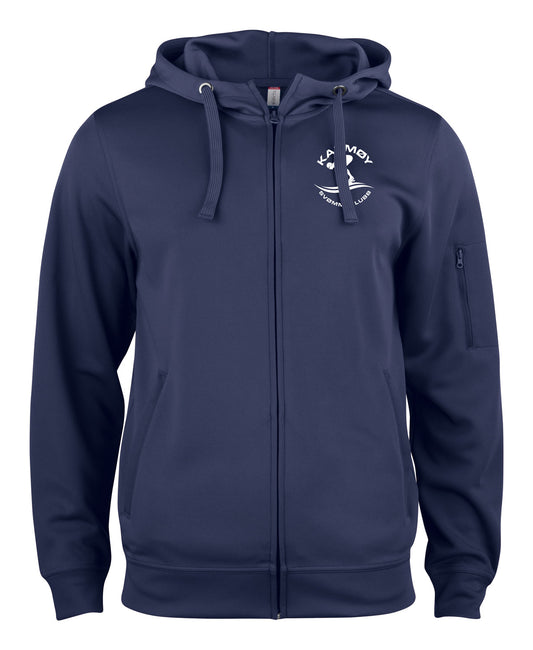 Karmøy Herre Basic Activ Hoody Full Zip 100% Polyester