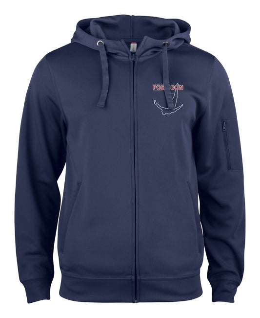 SK Poseidon Herre Basic Activ Hoody Full Zip 100% Polyester