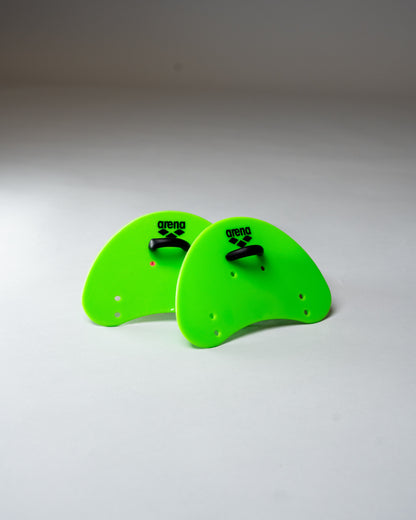 Arena Elite Finger Paddle Green (Size Small)