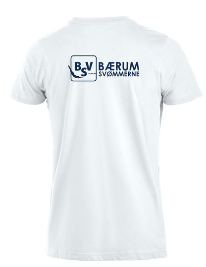 Bærumsvømmerne Herre T-shirt Hvit