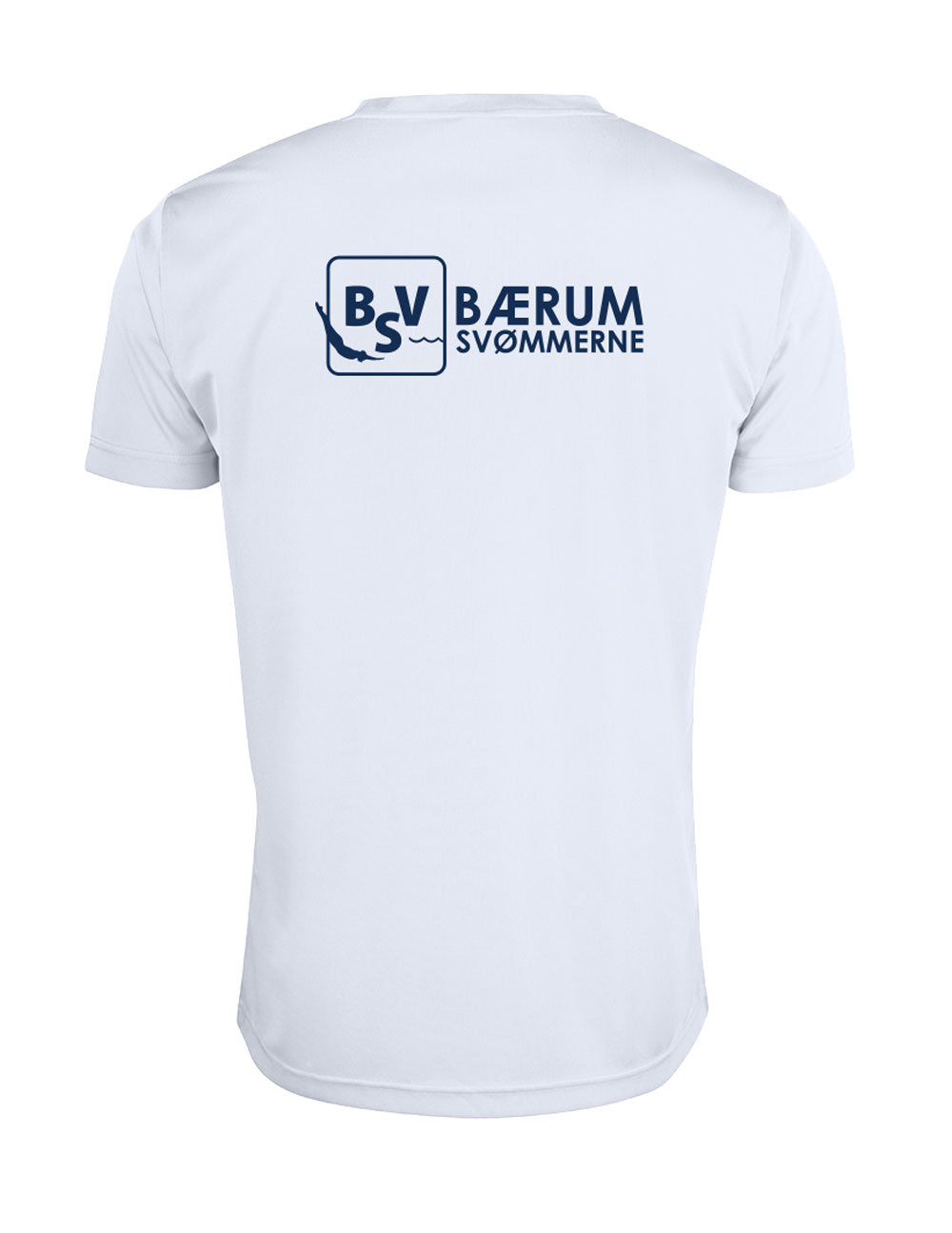 Bærumsvømmerne Junior T-shirt Hvit