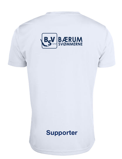Bærumsvømmerne Supporter Junior T-shirt Hvit