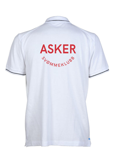 Asker Herre Arena Polo Hvit