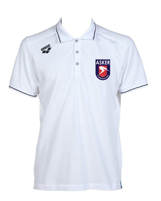 Asker Herre Arena Polo Hvit