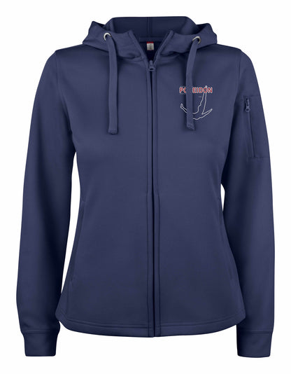 SK Poseidon Dame Basic Activ Hoody Full Zip 100% Polyester